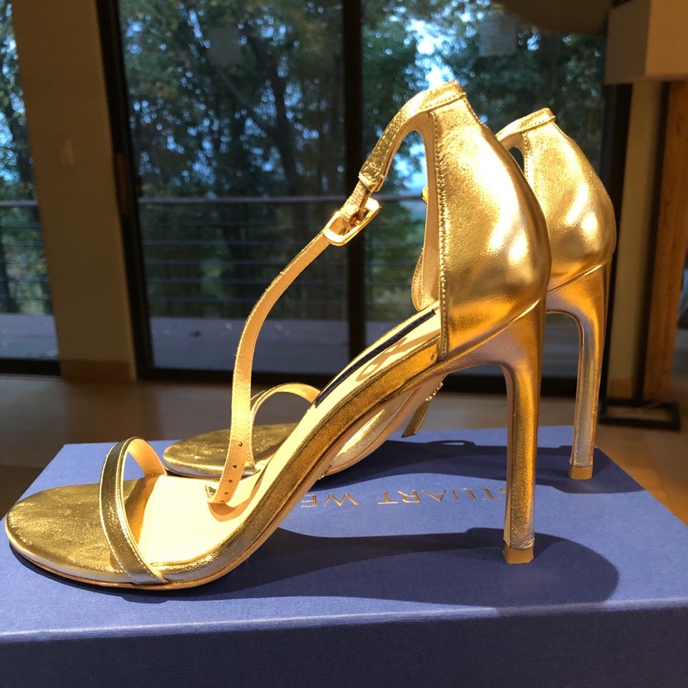 S.W. Platino Met Napa Leather Nudistsong - SZ 7.5